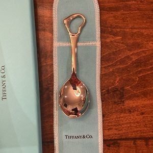 NWT Tiffany & Co Elsa Peretti Sterling heart baby spoon